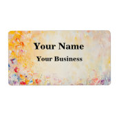 Flower Oilpainting ラベル (正面)