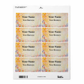 Flower Oilpainting ラベル (フルシート)