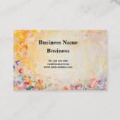 Flower Oilpainting 名刺 (裏面)