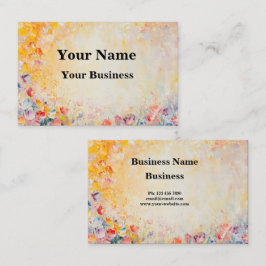 Flower Oilpainting 名刺