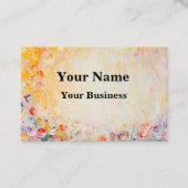 Flower Oilpainting 名刺 (正面)