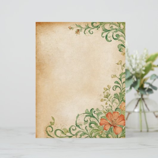 Flower Page Scrapbook & Junk Journal Supplies (スタンド正面)