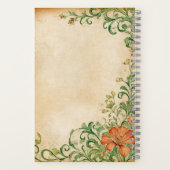 Flower Page Scrapbook & Junk Journal Supplies ノートブック (裏面)