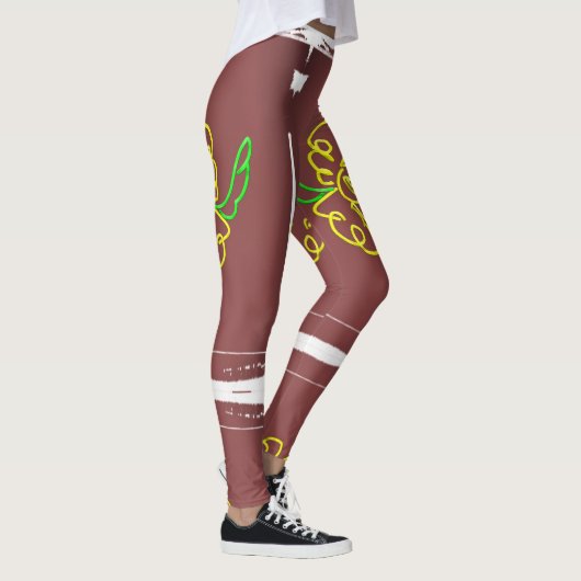 flower paint leggings レギンス (右)