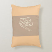 flower paint pillow アクセントクッション (正面(垂直))