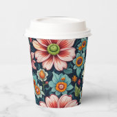 Flower Paper cup 紙コップ (左)