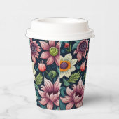 Flower Paper cup 紙コップ (右)