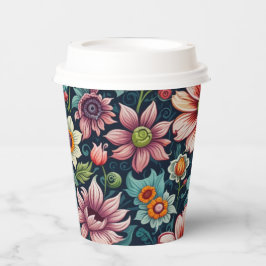Flower Paper cup 紙コップ