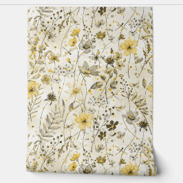 FLOWER PARADISE / yellow khaki mood 壁紙