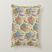 Flower Pattern アクセントクッション (裏面(縦))