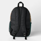 Flower Pattern Backpack  プリントバックパック (裏面)
