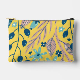 Flower pattern colorful shining beauty   アクセサリーポーチ