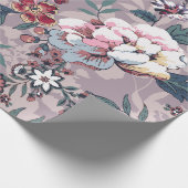 flower pattern design textile illustrationart,desi ラッピングペーパー (角)