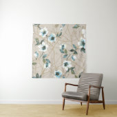 flower pattern design textile illustrationart,patt タペストリー (インサイチュ)