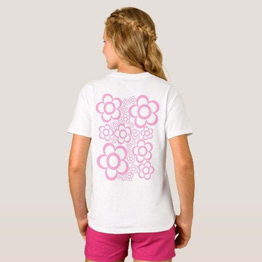 Flower Pattern – Floral Design for Nature Lovers Tシャツ (裏面フル)