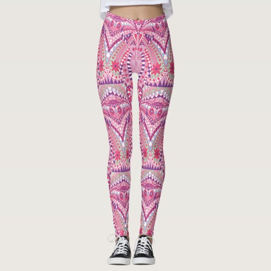 Flower Pattern Leggings レギンス (正面)