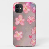 flower pattern marble Case-Mate iPhoneケース (裏面)