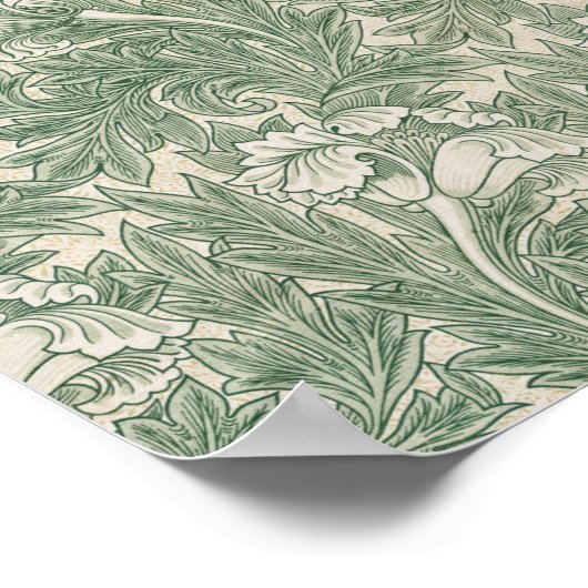 Flower Pattern, William Morris ポスター (角)