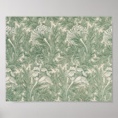 Flower Pattern, William Morris ポスター (正面)