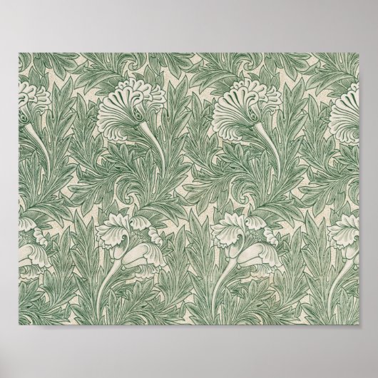 Flower Pattern, William Morris ポスター (正面)