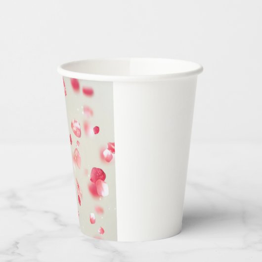 Flower petals 紙コップ (左)