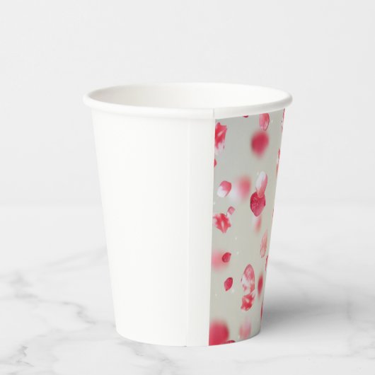 Flower petals 紙コップ (右)