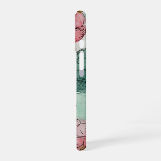 Flower Phone Case iPhone 16ケース (左側面)