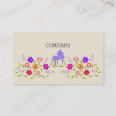 Flower pianist 名刺 (裏面)