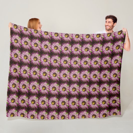 flower picture blanket フリースブランケット (インサイチュ)