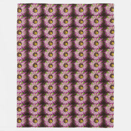flower picture blanket フリースブランケット