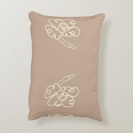 flower pillow アクセントクッション (裏面(縦))