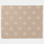 flower pillow フリースブランケット (正面(横))