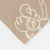 flower pillow フリースブランケット (角)