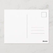 Flower Post Card Postkarte ポストカード (裏面)