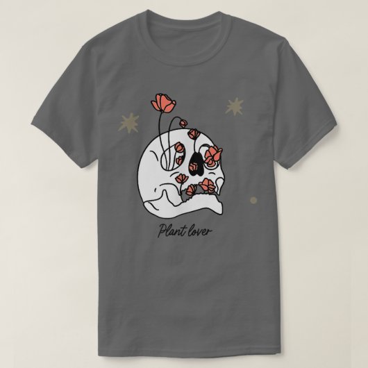 Flower pot design for plant lover tシャツ (デザイン正面)