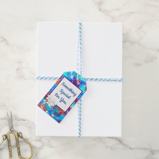 Flower Power ギフトタグ (より糸付き)