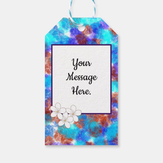 Flower Power ギフトタグ (裏面)