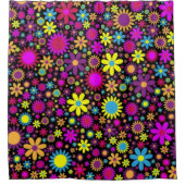 Flower Power シャワーカーテン (正面)