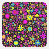 Flower Power スクエアシール (正面)