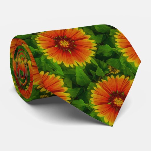 "Flower Power" ネクタイ (ロール)