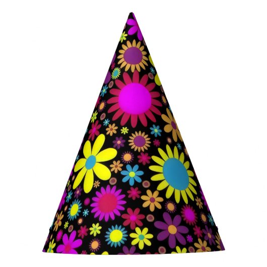 Flower Power パーティーハット (正面)