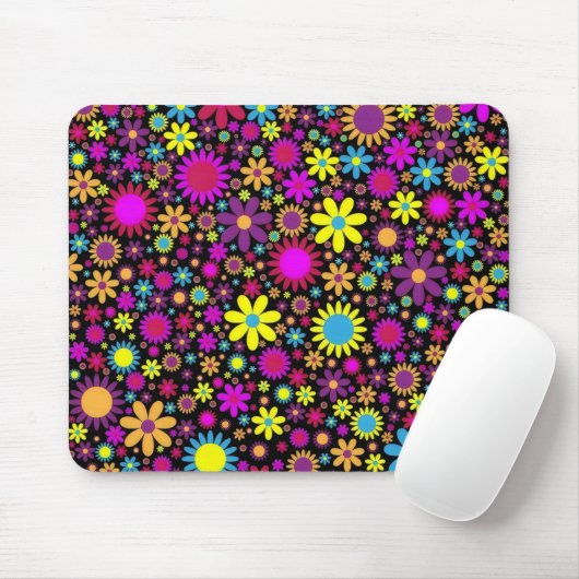 Flower Power マウスパッド (マウス)