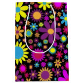 Flower Power ミディアムペーパーバッグ (正面)