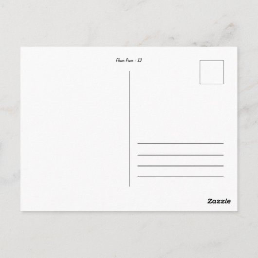 Flower Power - 13 ポストカード (裏面)