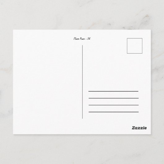 Flower Power - 14 ポストカード (裏面)