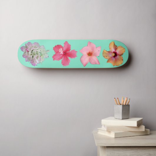 Flower Power 1 Skateboard スケートボード (ウォールアート (横))