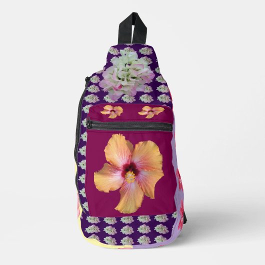 Flower Power 2 Print Cut Sew Bag スリングバッグ (正面)
