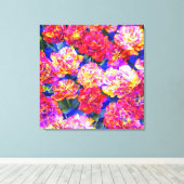Flower Power - Blumenpracht 1 (Artikel 1801) キャンバスプリント (インサイチュ (ウッドフロア))