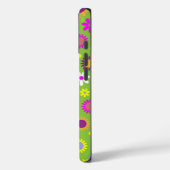 Flower Power Bright Green Case-Mate iPhoneケース (裏面 / 左)