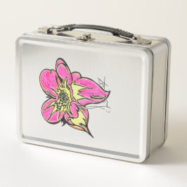 Flower Power Classic Metal Lunch Box  メタルランチボックス
